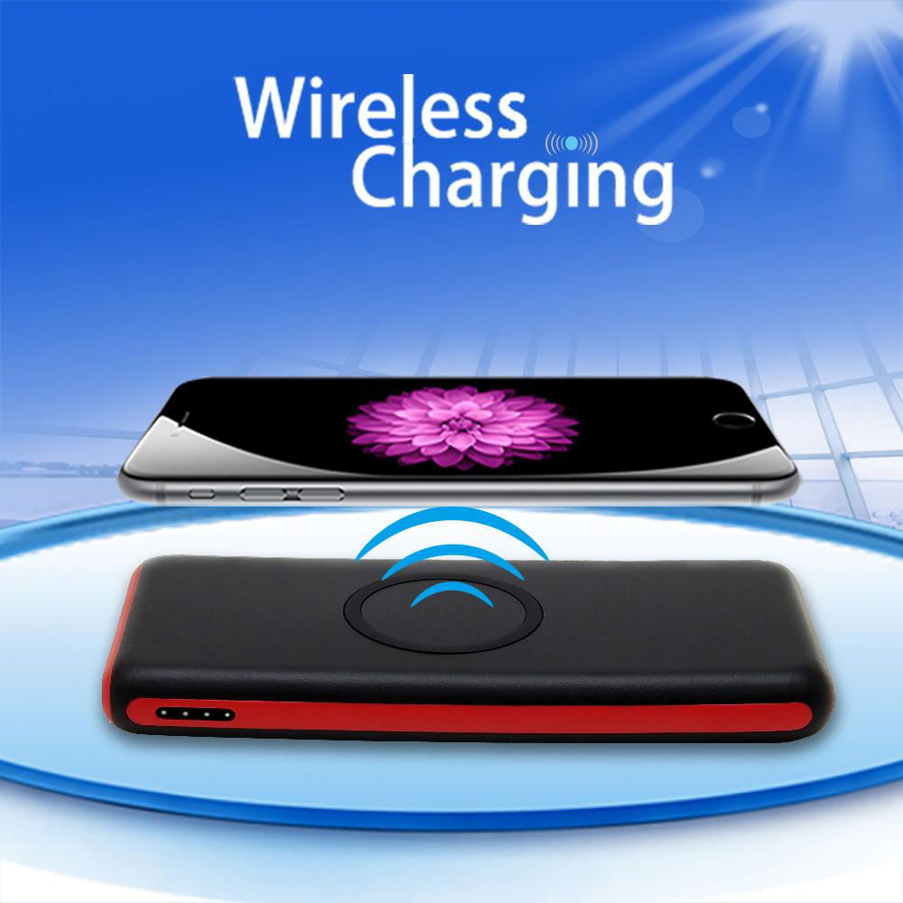 Easy carry single usb charge wireless power bank 10000mah  3