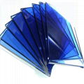 Ford Blue Color 3mm 4mm 5mm 6mm 8mm Tempered Chinese Stained Glass Sheet Exterio 1