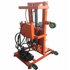 Hydraulic lift electric drilling machine