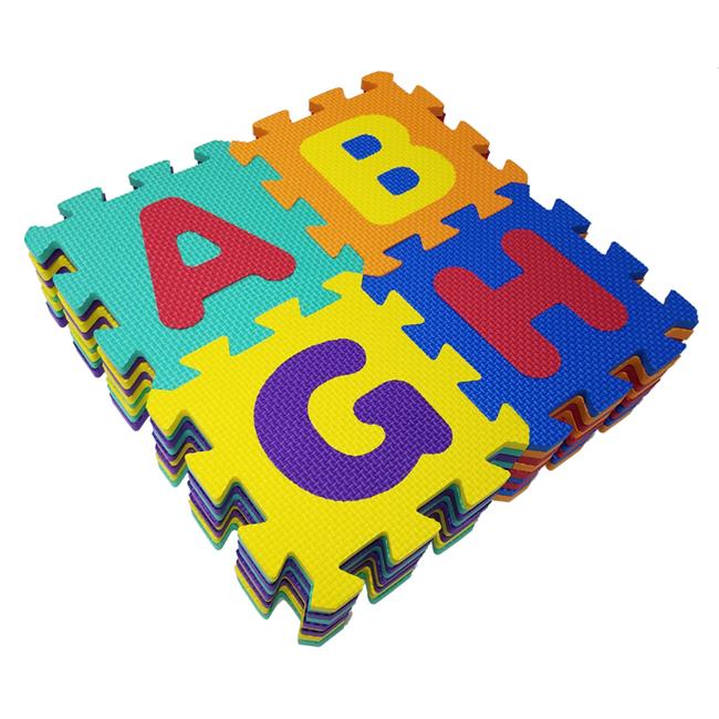  10in x 10in 26pcs/set EVA Foam Letters Puzzle Floor Mat 2