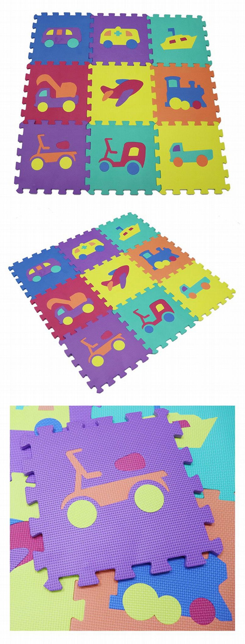 Educational Funny Jigsaw Non-toxic EVA Kindergarten Puzzle Mats Flooring 5