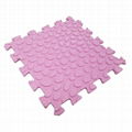 Odorless Interlocking EVA Cobblestone Foam Puzzle Playcentre Mat