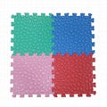 Odorless Interlocking EVA Cobblestone Foam Puzzle Playcentre Mat 3