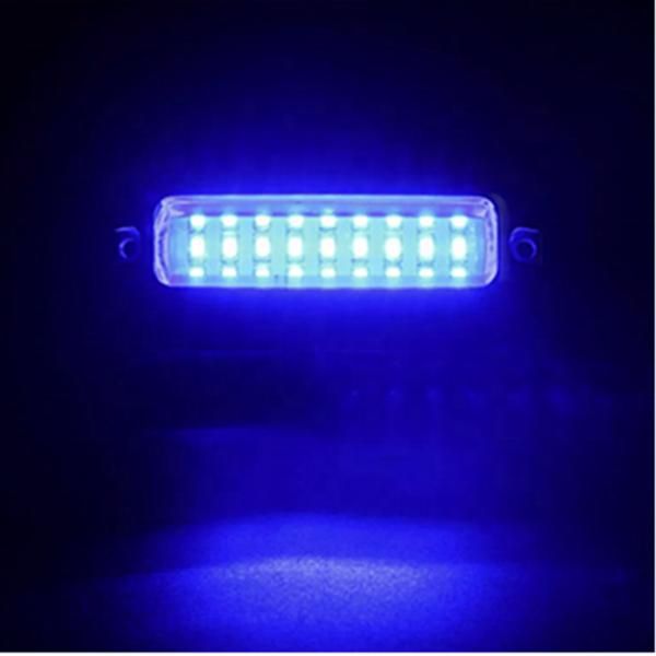 Waterproof DC 10-30V 3.6W Blue Marine Pantoon Boat LED Underwater Light  2