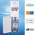 bottle bottom loading water dispenser