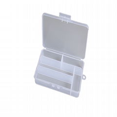 5 Compartments Fishing Tackle Box Plastic Box