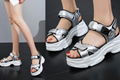 Sports Sandals Leather Sandals Female Holiday Wind Roman Sandals 2