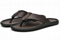 Genuine leather sandals portable