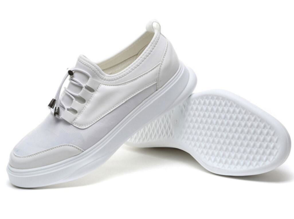 Mens Skate Shoes White Shoes New Flat soled Summer Mesh Shoes 4