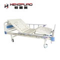 manual adjustable heavy duty medical hospital bed with side rails