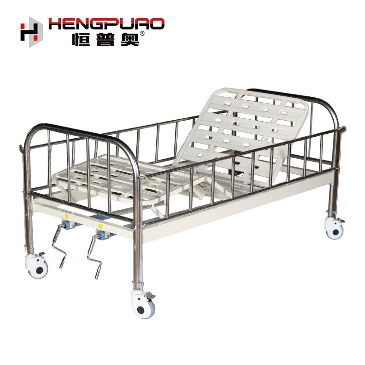 two cranks discount adjustable hospital manual adjustable bed for elderly 2