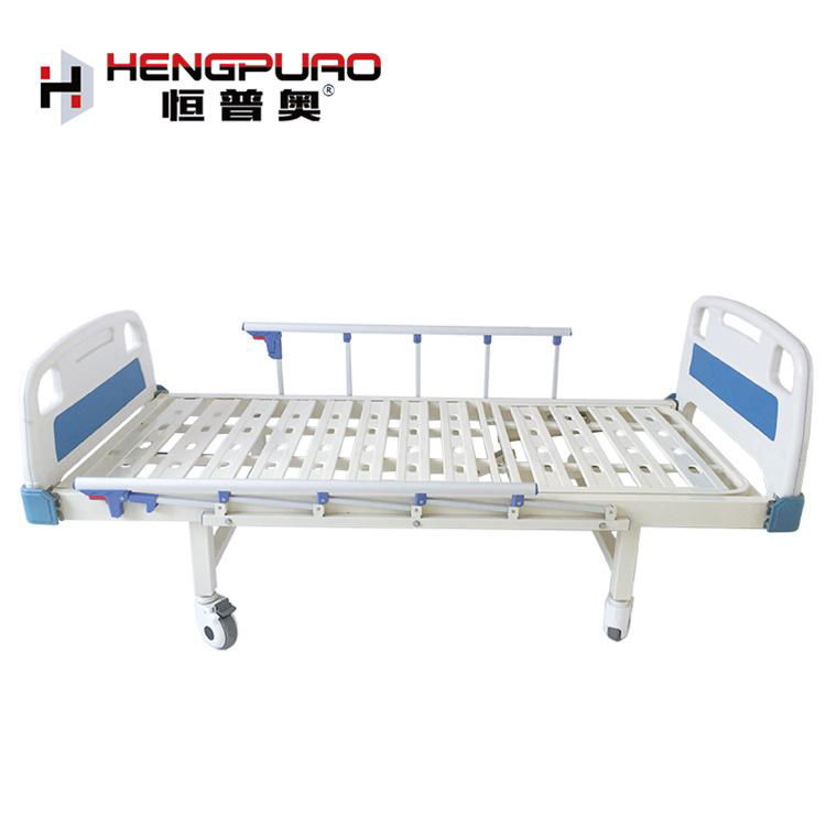 simple manual functional medicare hospital bed with side rail