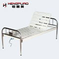 single crank back reclining manual hospital bed with factory price 2