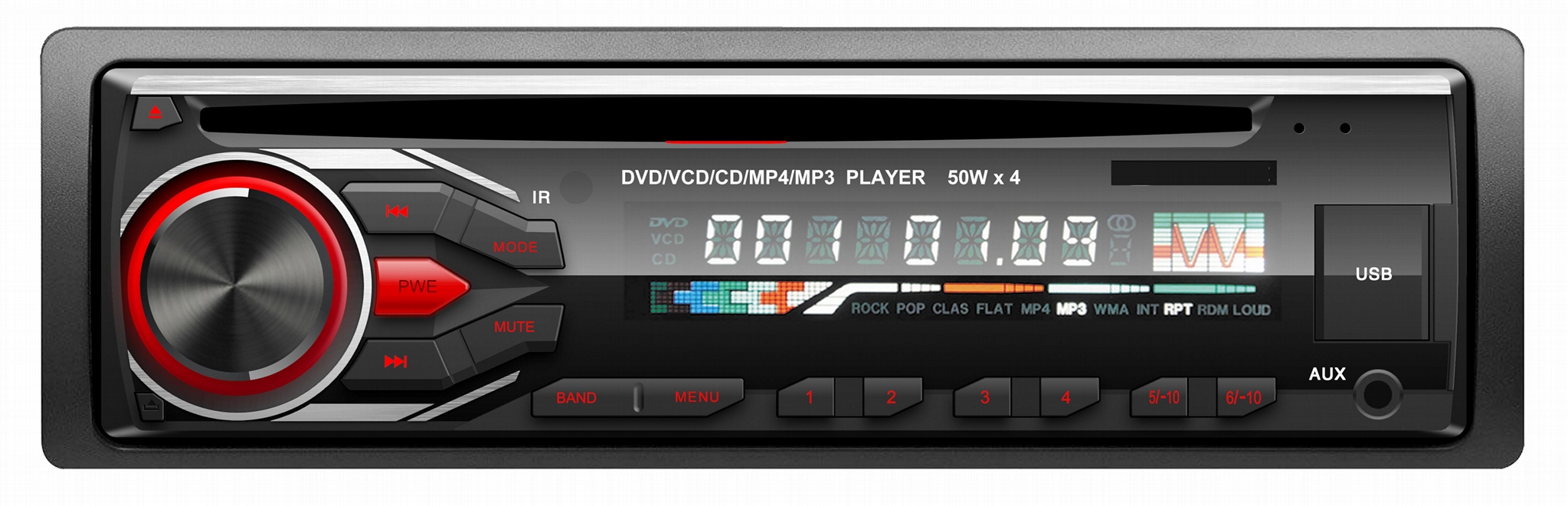 Car stereo radio CD/MP3/DVD player DV281 OEM, or neutral (China