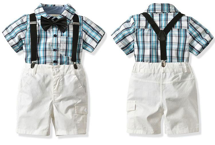 Fashion baby boy clothes sets toddler boy outfits suits 4