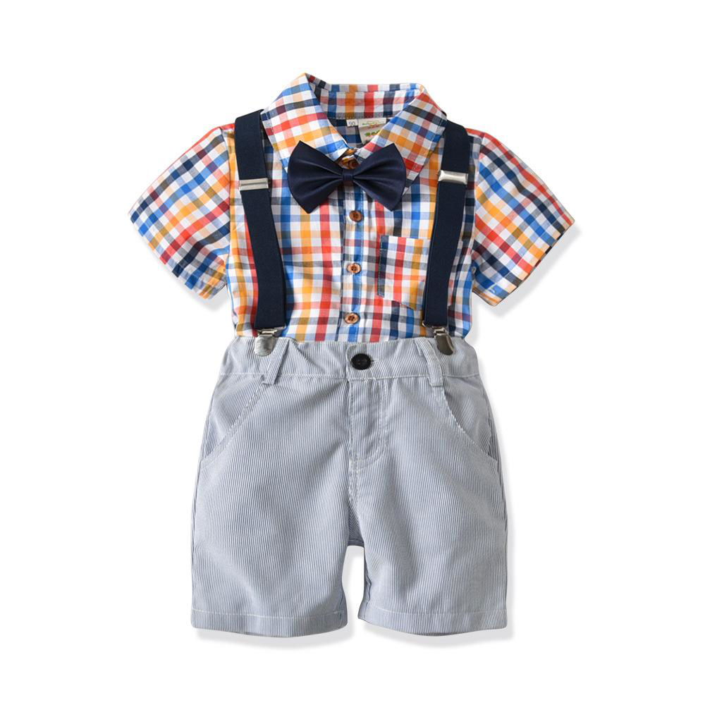 Fashion baby boy clothes sets toddler boy outfits suits 5