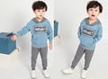 Fashion winter kids sports wear children's suit boys clothing sets 3