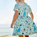 Kids clothes summer children girls cartoon dress