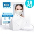 10 pcs pack 5 ply white N95 mask 2