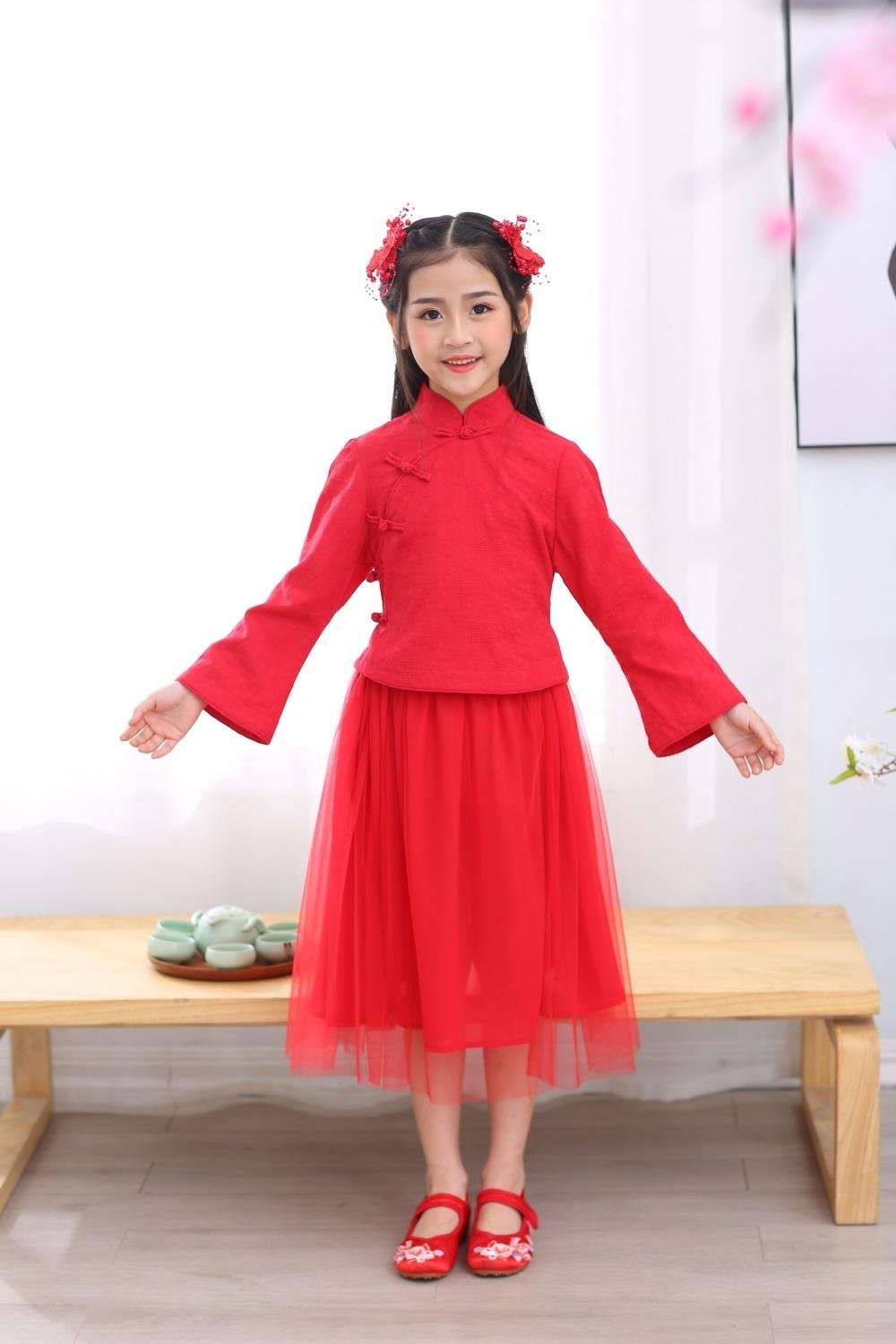 Hotsale wholesale Hanfu Chinese traditional embroidered clothing brithday party  3