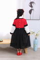 Wholesale summer girl Chinese traditional ethnic long sleeve princess coat dress 3