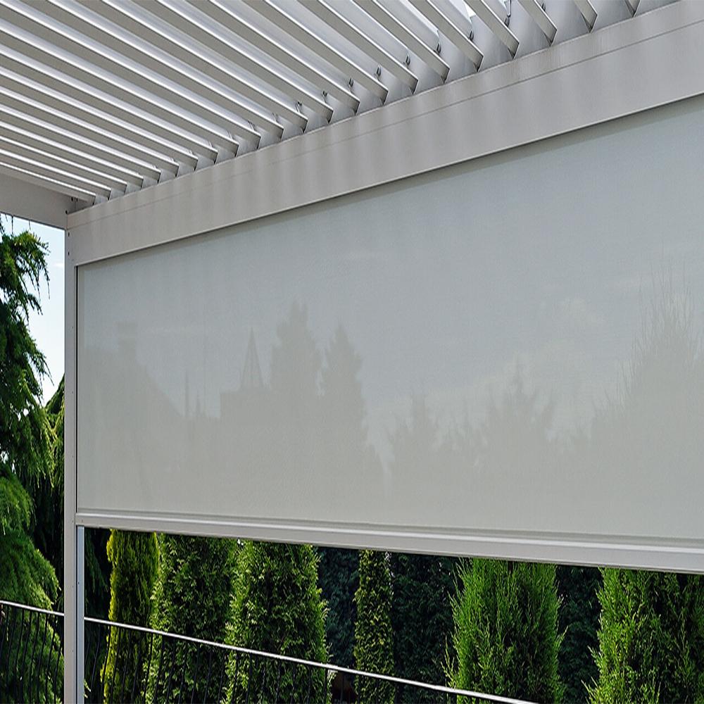 Customized windproof zip roller blind shade screen