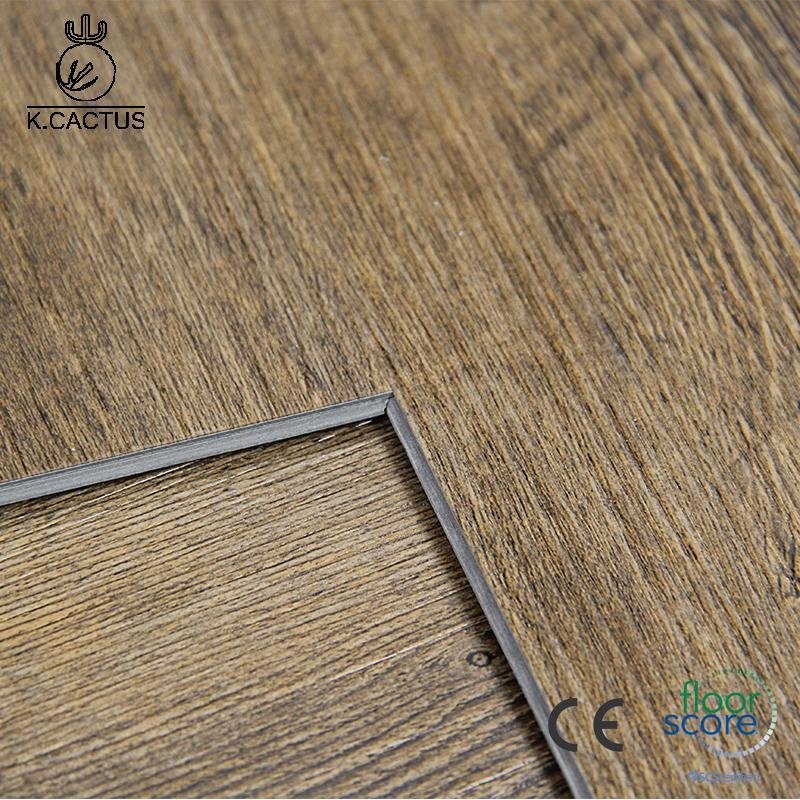 PVC Commercial Decorative Wood Pattern Indoor Use Click System Floor  3