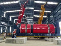 Rotary Dryer for drying Mineral Waste Slags, made on demand, small price