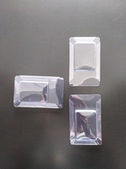 Transparent plastic cover card paper