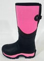 Neoprene boots Handmade of natural