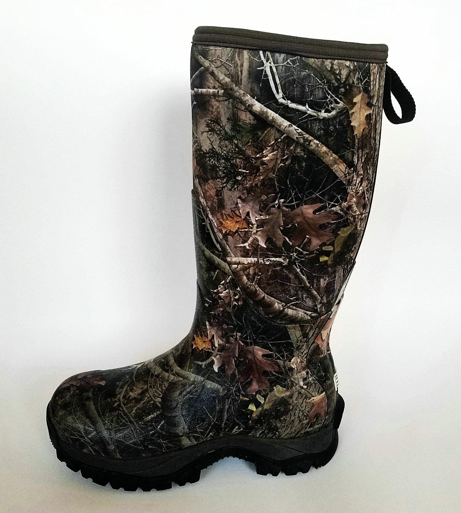Hunting boots Handmade of natural rubber Waterproof Neoprene lining EVA RUBBER o