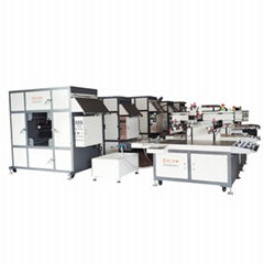 looking for automatic roll to roll  screen printing machine