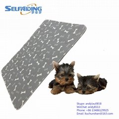 Machine Washable Puppy Potty Pad Absorbent Reusable Washable Pee Pads For Dogs 