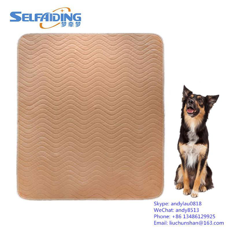 Anti Slip Dog Training Pad Washable Puppy Pee Pads 