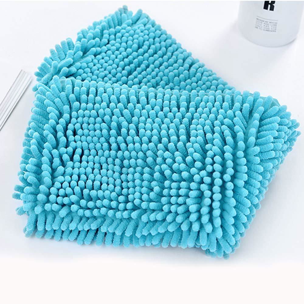 Fast Drying Pet Bath Towel Ultra Absorbent Microfiber Chenille Puppy Towel 