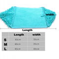 Fast Drying Pet Bath Towel Ultra Absorbent Microfiber Chenille Puppy Towel  5