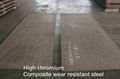   High chromium composite wear resistant steel