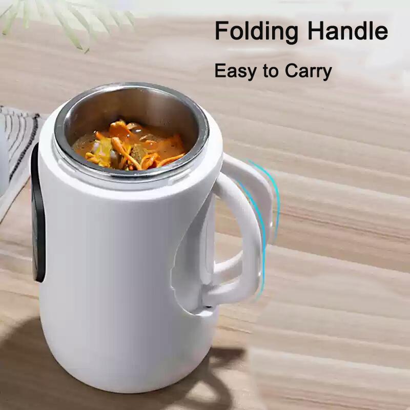 Automatic Shut-Off 700ml Portable Travel Stainless Steel Electric Kettle 