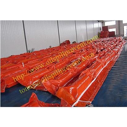 Solid float PVC oil spill boom  from Qingdao Singreat 2