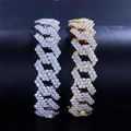 Bracelet Hipster Jewelry Micro Pave Full Diamond Cuban Link Bracket 