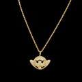 wholesale and retail  Hip-hop Man Necklace Cartoon Expression Bat Pendant 2