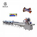 BG-250BCH flow automatic candy granola energy chocolate bar packaging machine