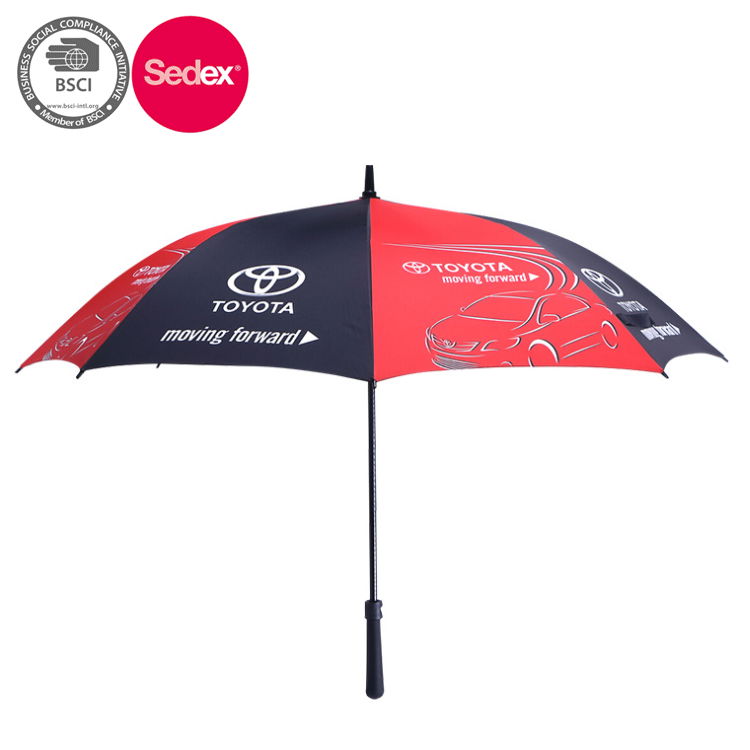 custom golf umbrella with logo printing