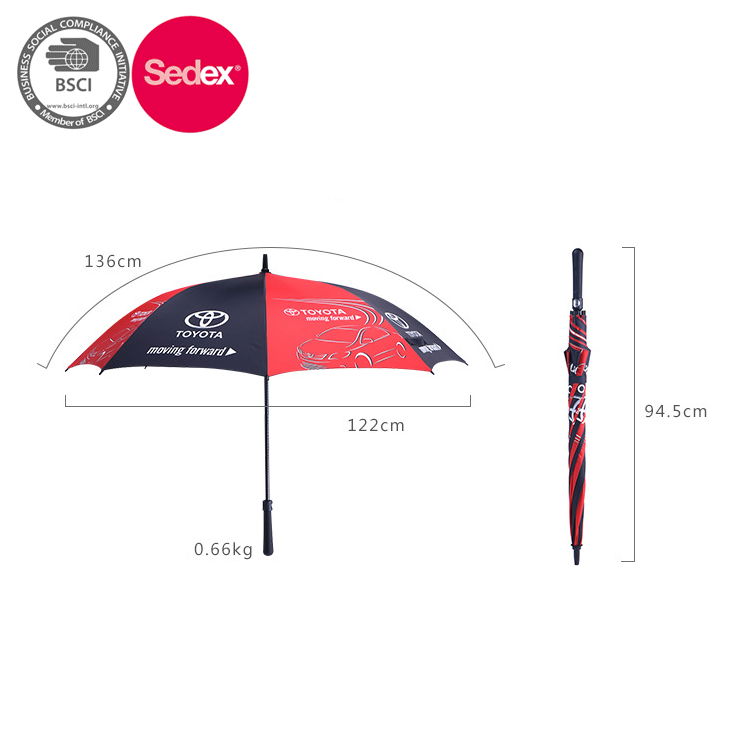 custom golf umbrella with logo printing 4