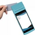 PDA5501 full touch screen handheld 3G rfid qr code android pos terminal with pri 2