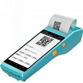 PDA5501 full touch screen handheld 3G rfid qr code android pos terminal with pri 4