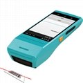 PDA5501 full touch screen handheld 3G rfid qr code android pos terminal with pri 5