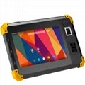 2019 New product wireless nfc uhf rugged android tablet with fingerprint scanner