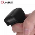 wireless bluetooth small wearable CCD barcode scanner