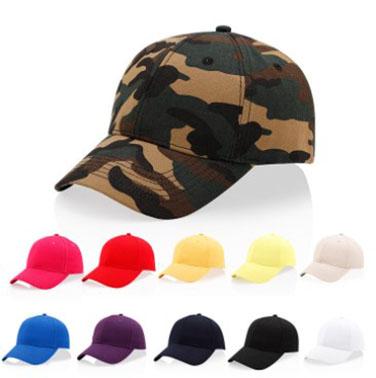 Custom solid color camouflage cap cotton lduck tongue cap Baseball Cap